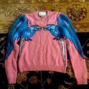 Gucci Parrot Intarsia Sweater